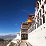 The white walls of Potala Palace
